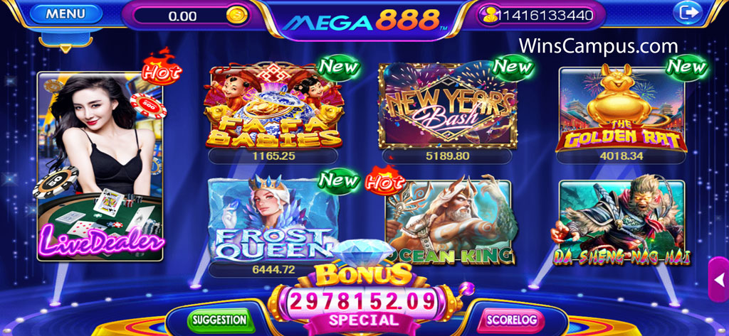 mega888 lobby new